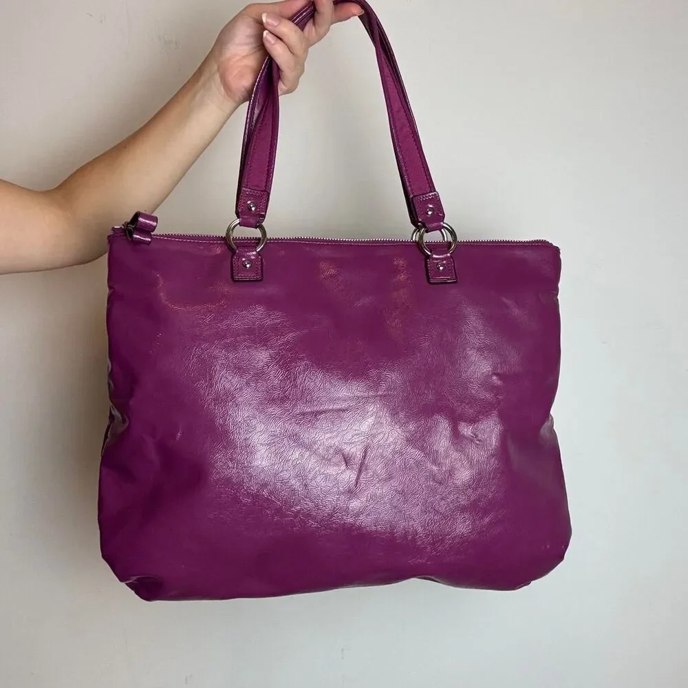 Coach Women's Purple and Pink Bag